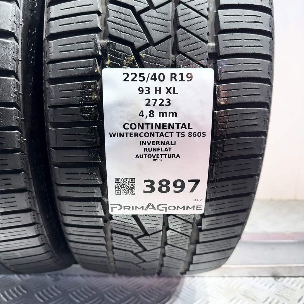 Gomme usate CONTINENTAL Wintercontact TS 860S 225/40 R19 93H – foto 03 | Prima Gomme CONTINENTAL Wintercontact TS 860S 225/40 R19 93H, dettaglio fotografico 3