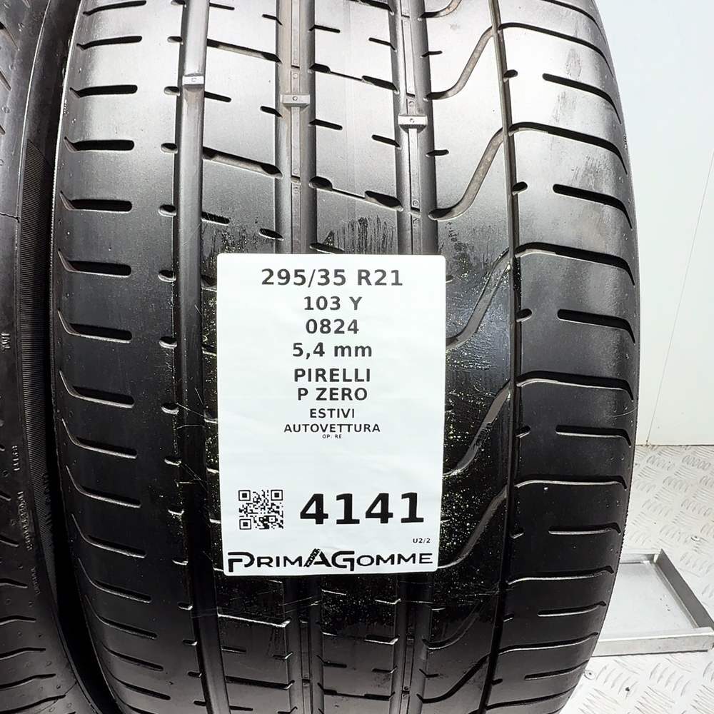 Gomme Usate 295 35 R21 103Y Pirelli P Zero 77% Estive | Gomme Usate | PrimaGomme.it PIRELLI P ZERO 295/35 R21 103Y: fino a 300 km/h, dettaglio fotografico 3