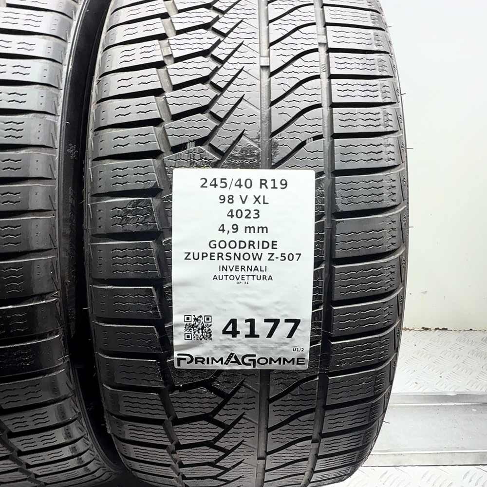 Gomme Usate 245 40 R19 98V XL Goodride Zupersnow Z-507 Invernali | Gomme Usate | PrimaGomme.it GOODRIDE Zupersnow Z-507 245/40 R19 98V, dettaglio fotografico 3
