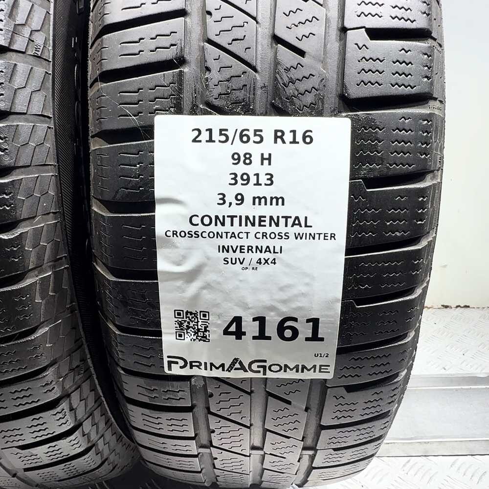 Gomme usate CONTINENTAL Crosscontact Cross Winter 215/65 R16 98H – foto 03 | Prima Gomme CONTINENTAL Crosscontact Cross Winter 215/65 R16 98H, dettaglio fotografico 3