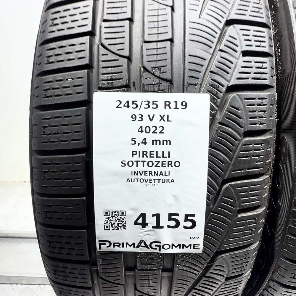 Gomme Usate 245 35 R19 93V XL Pirelli Sottozero 77% Invernali | Gomme Usate | PrimaGomme.it PIRELLI Sottozero 245/35 R19 93V, dettaglio fotografico 3