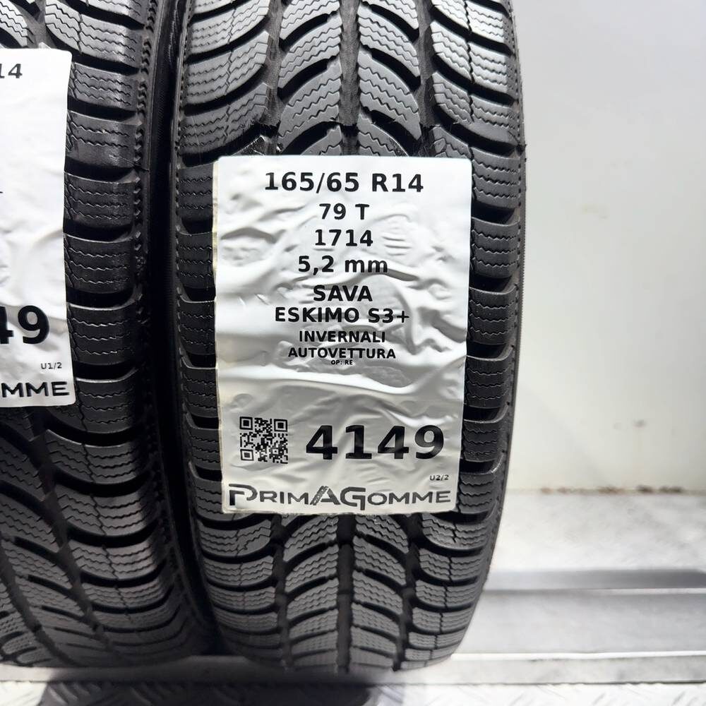 Gomme Usate 165 65 R14 79T Sava Eskimo S3+ 74% Invernali | Gomme Usate | PrimaGomme.it SAVA Eskimo S3+ 165/65 R14 79T, dettaglio fotografico 3