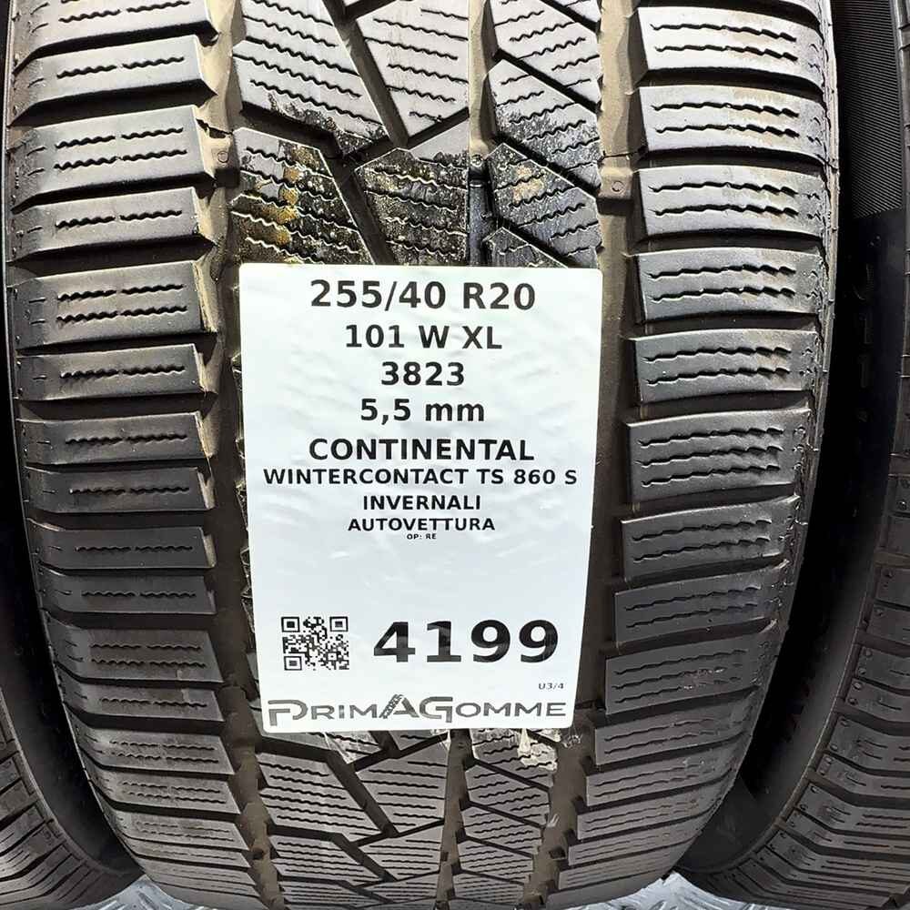 Gomme Usate 255 40 R20 101W XL Continental Wintercontact TS 860 S 79% Invernali | Gomme Usate | PrimaGomme.it CONTINENTAL Wintercontact TS 860 S 255/40 R20 101W: fino a 270 km/h, dettaglio fotografico 3