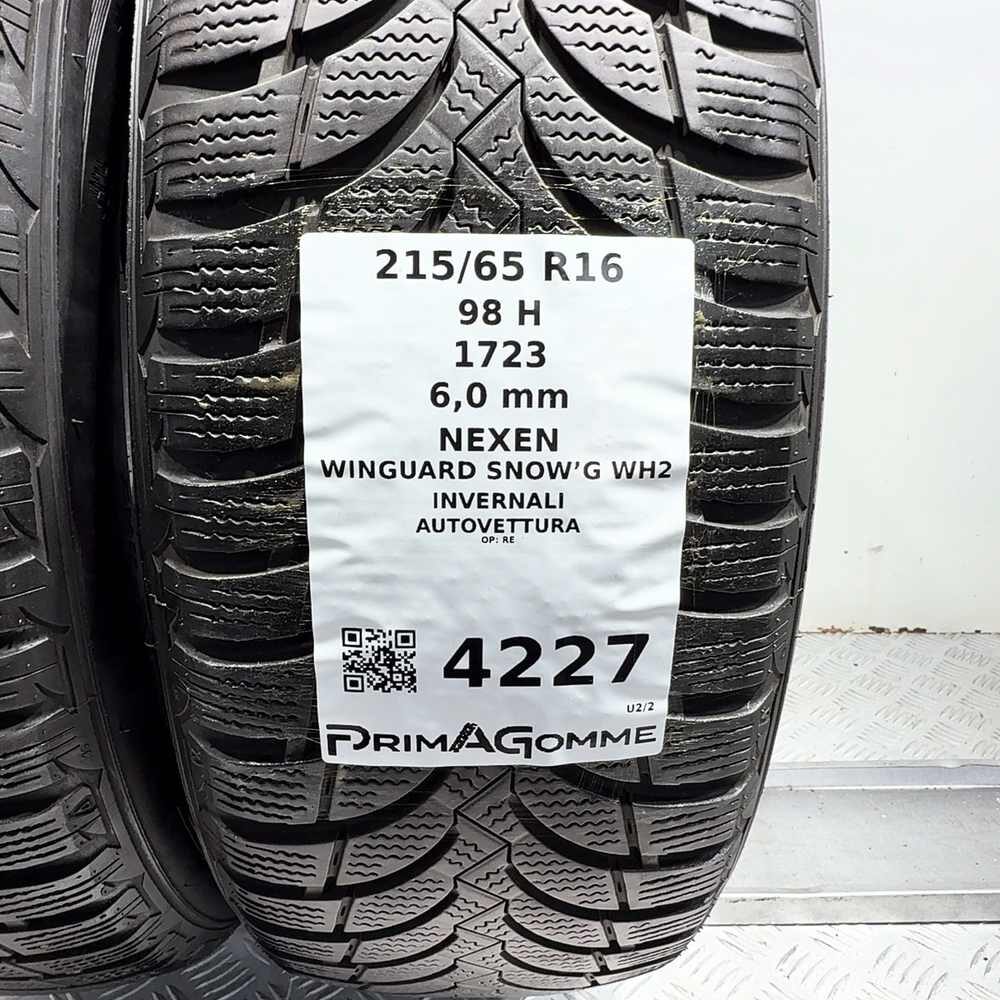 Gomme usate Nexen Winguard Snow’G WH2 215/65 R16 98H – foto 03 | Prima Gomme Nexen Winguard Snow’G WH2 215/65 R16 98H, dettaglio fotografico 3
