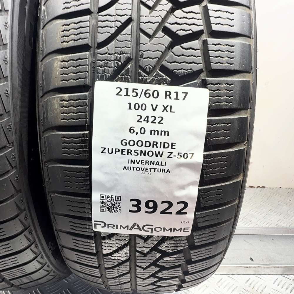 Gomme usate GOODRIDE Zupersnow Z-507 215/60 R17 100V – foto 03 | Prima Gomme GOODRIDE Zupersnow Z-507 215/60 R17 100V, dettaglio fotografico 3