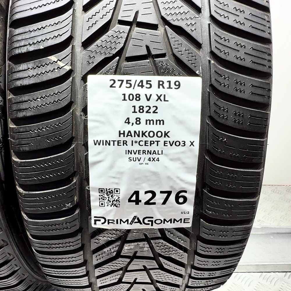 Gomme Usate 275 45 R19 108V XL Hankook Winter I*Cept Evo3 X Invernali | Gomme Usate | PrimaGomme.it HANKOOK Winter I*Cept Evo3 X 275/45 R19 108V, dettaglio fotografico 3