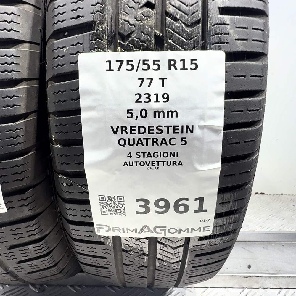 Gomme Usate 175 55 R15 77T Vredestein Quatrac 5 71% 4 Stagioni | Gomme Usate | PrimaGomme.it Vredestein Quatrac 5 175/55 R15 77T, dettaglio fotografico 3