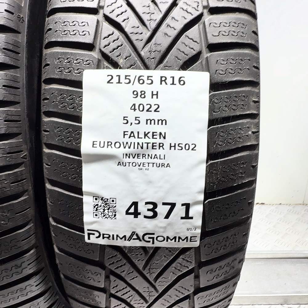 Gomme usate FALKEN Eurowinter HS02 215/65 R16 98H – foto 03 | Prima Gomme FALKEN Eurowinter HS02 215/65 R16 98H, dettaglio fotografico 3