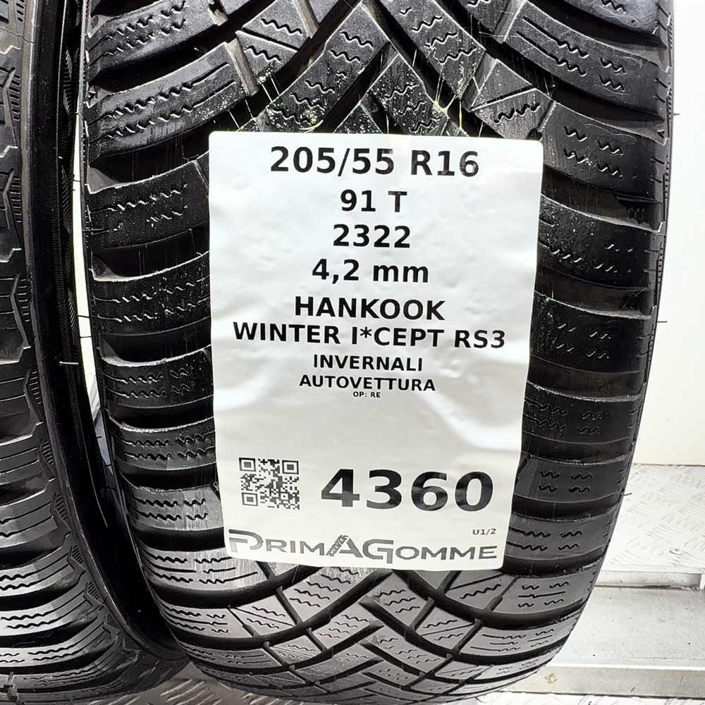 Gomme usate HANKOOK Winter I*Cept RS3 205/55 R16 91T – foto 03 | Prima Gomme HANKOOK Winter I*Cept RS3 205/55 R16 91T, dettaglio fotografico 3