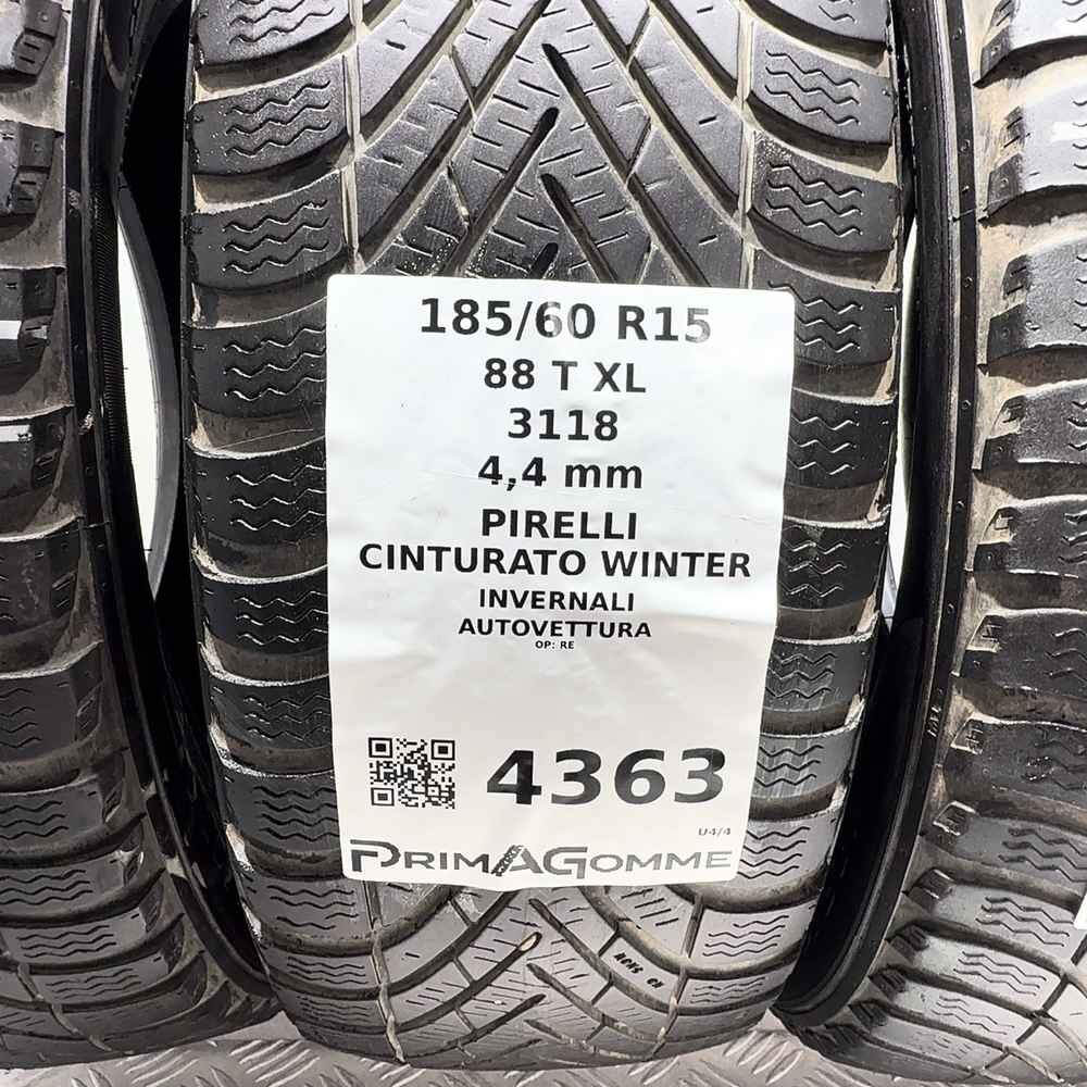 Gomme usate PIRELLI Cinturato Winter 185/60 R15 88T – foto 03 | Prima Gomme PIRELLI Cinturato Winter 185/60 R15 88T, dettaglio fotografico 3