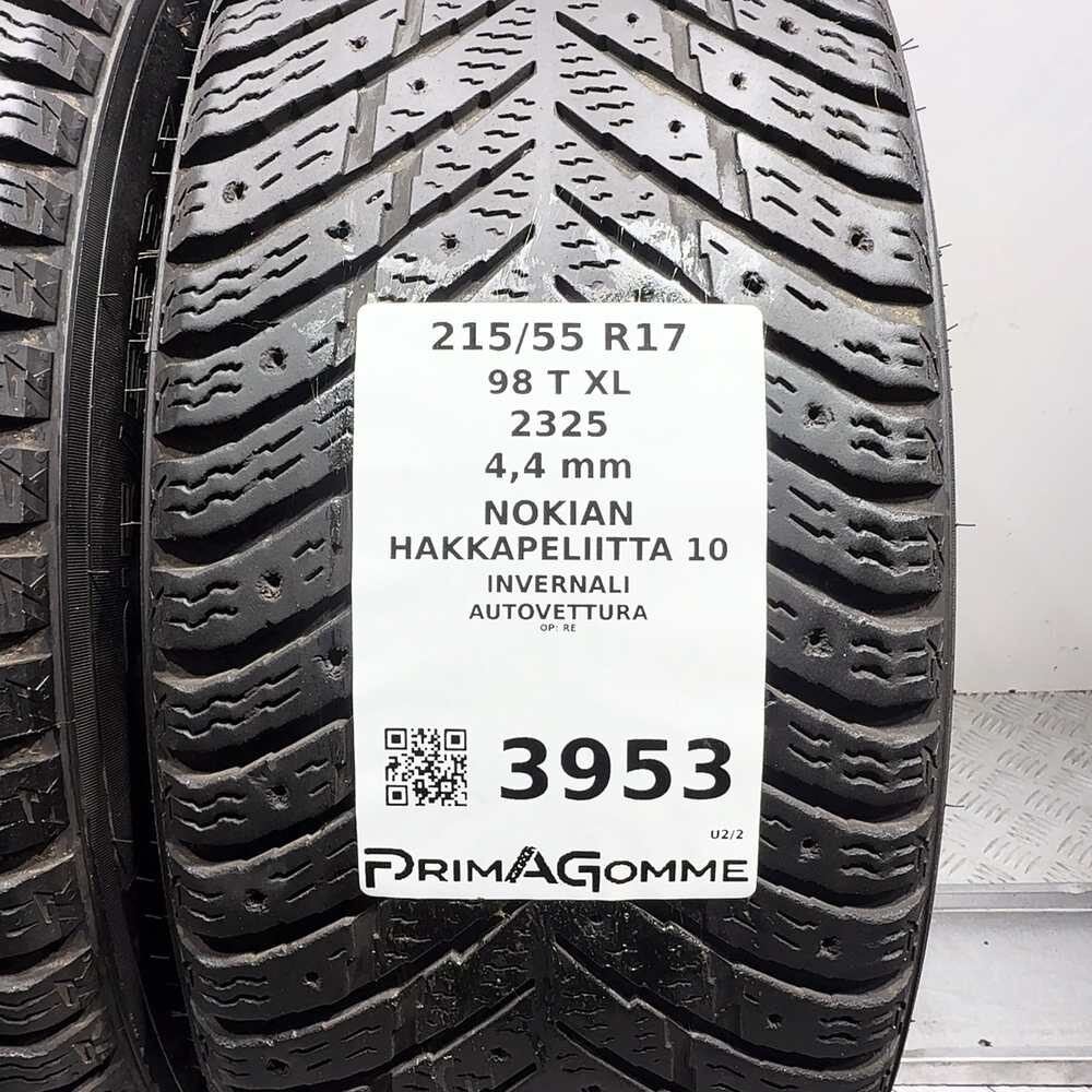 Gomme usate NOKIAN Hakkapeliitta 10 215/55 R17 98T – foto 03 | Prima Gomme NOKIAN Hakkapeliitta 10 215/55 R17 98T, dettaglio fotografico 3