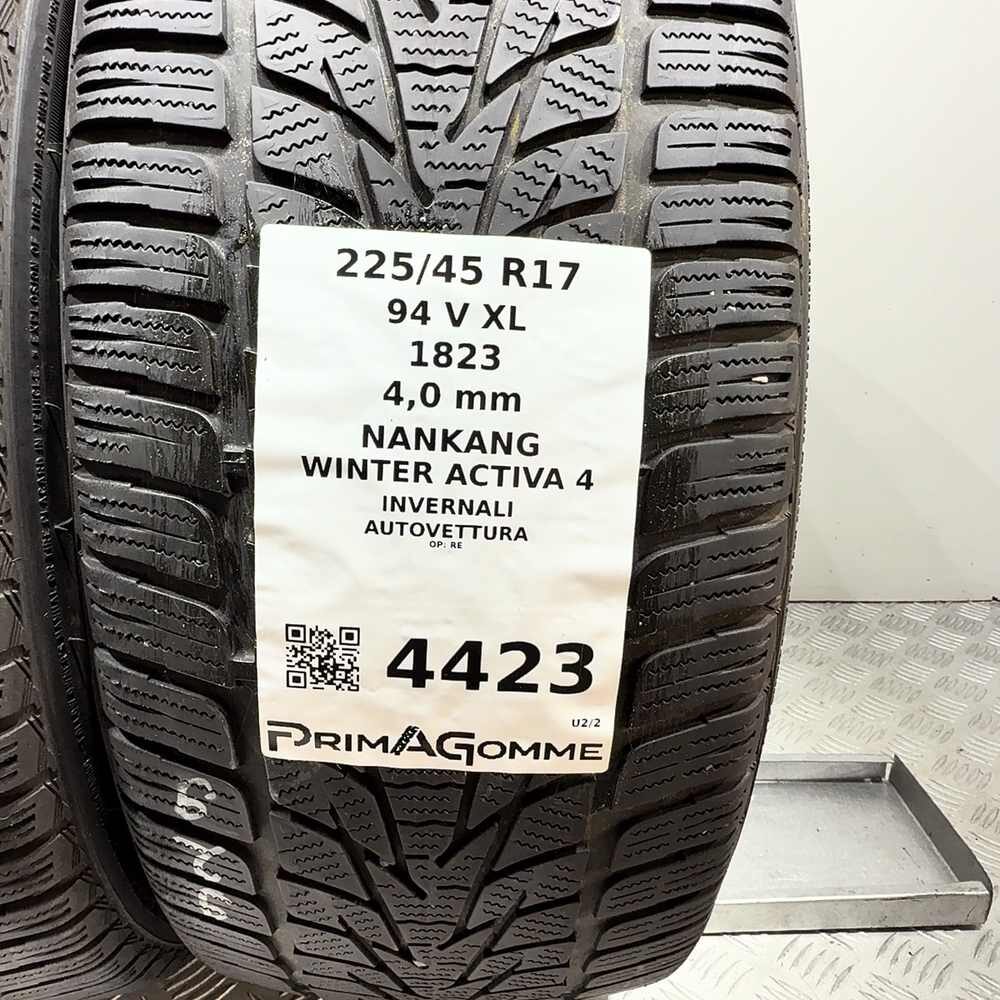 Gomme Usate 225 45 R17 94V XL Nankang Winter Activa 4 Invernali | Gomme Usate | PrimaGomme.it NANKANG Winter Activa 4 225/45 R17 94V, dettaglio fotografico 3