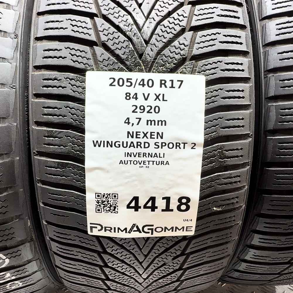 Gomme Usate 205 40 R17 84V XL Nexen Winguard Sport 2 Invernali | Gomme Usate | PrimaGomme.it Nexen Winguard Sport 2 205/40 R17 84V, dettaglio fotografico 3