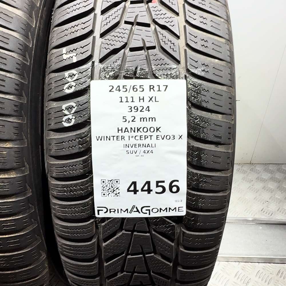 Gomme Usate 245 65 R17 111H XL Hankook Winter I*Cept Evo3 X 74% Invernali | Gomme Usate | PrimaGomme.it HANKOOK Winter I*Cept Evo3 X 245/65 R17 111H, dettaglio fotografico 3