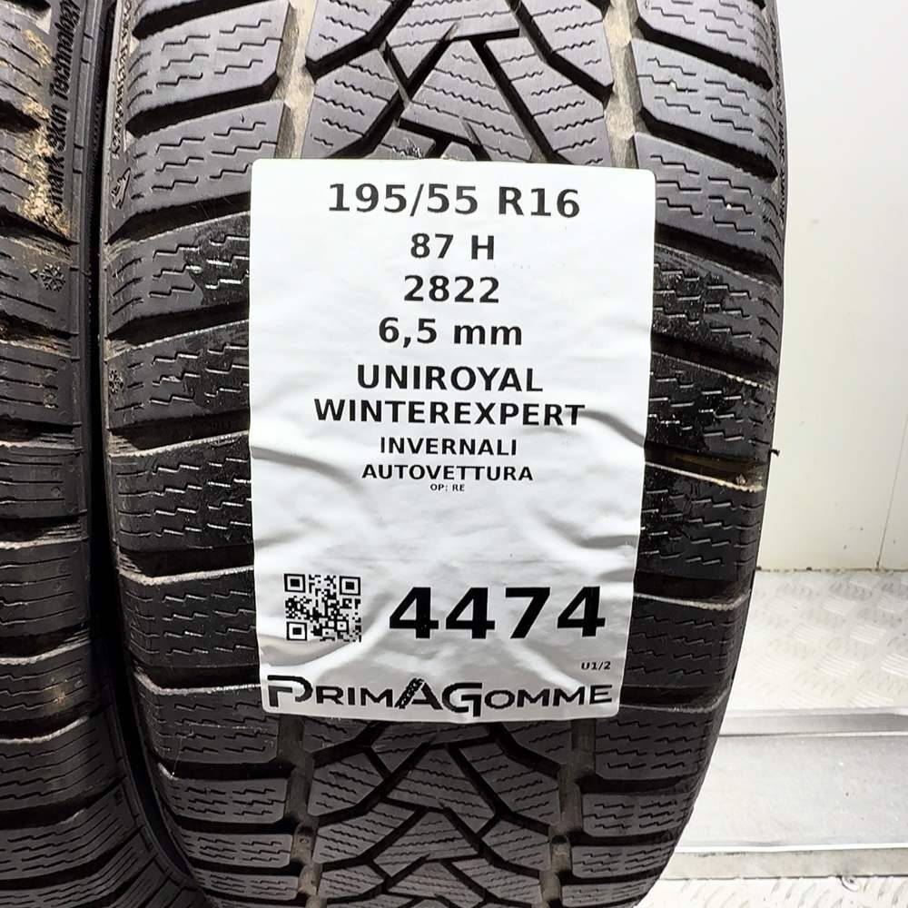 Gomme Usate 195 55 R16 87H Uniroyal Winterexpert 93% Invernali | Gomme Usate | PrimaGomme.it UNIROYAL Winterexpert 195/55 R16 87H, dettaglio fotografico 3