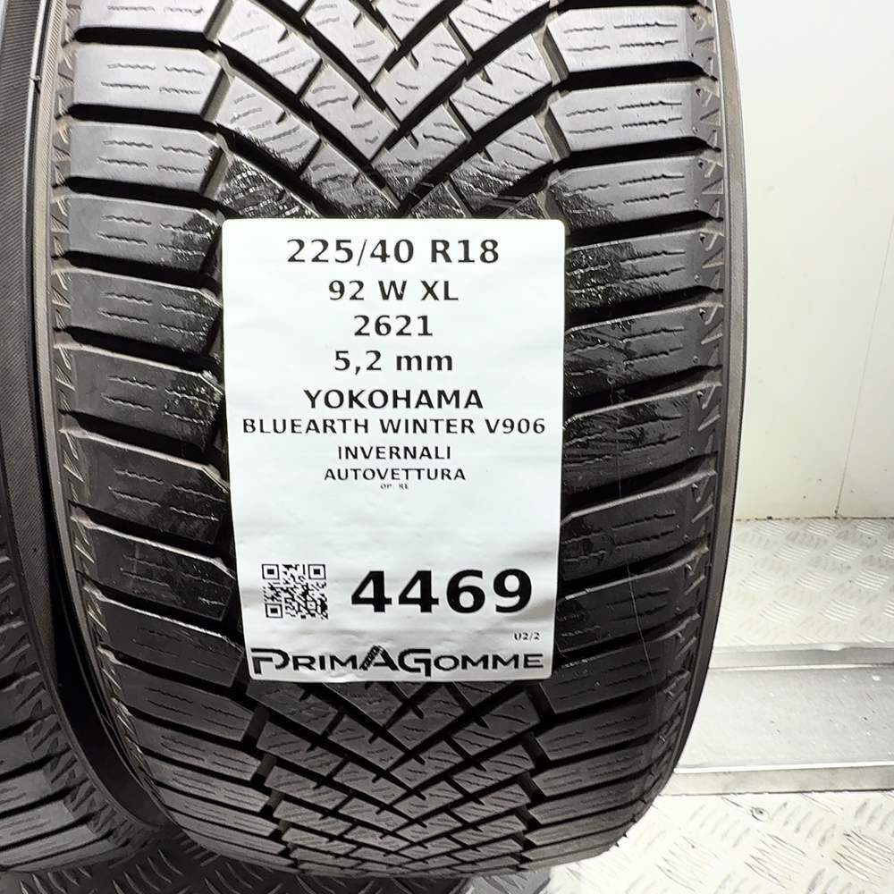 Gomme Usate 225 40 R18 92W XL Yokohama Bluearth Winter V906 74% Invernali | Gomme Usate | PrimaGomme.it YOKOHAMA BluEarth Winter V906 225/40 R18 92W: fino a 270 km/h, dettaglio fotografico 3
