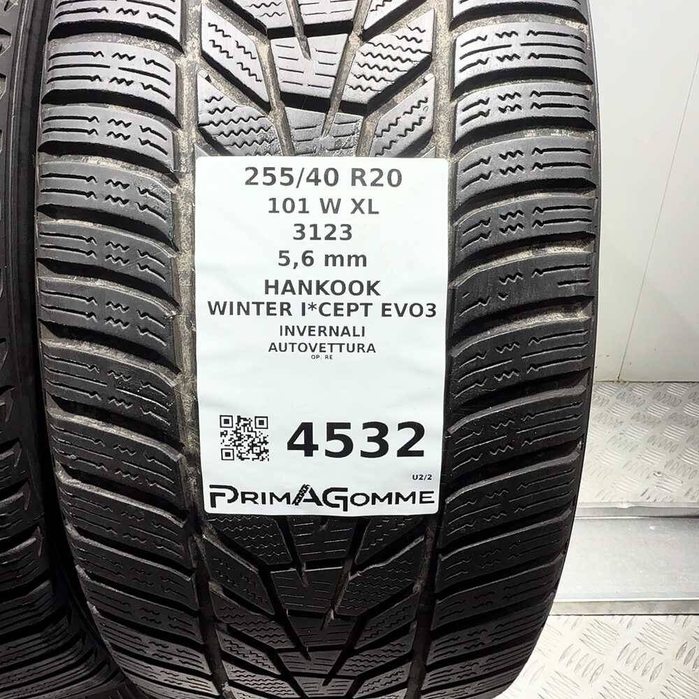 Gomme Usate 255 40 R20 101W XL Hankook Winter I*Cept Evo3 80% Invernali | Gomme Usate | PrimaGomme.it HANKOOK Winter I*Cept Evo3 255/40 R20 101W: fino a 270 km/h, dettaglio fotografico 3