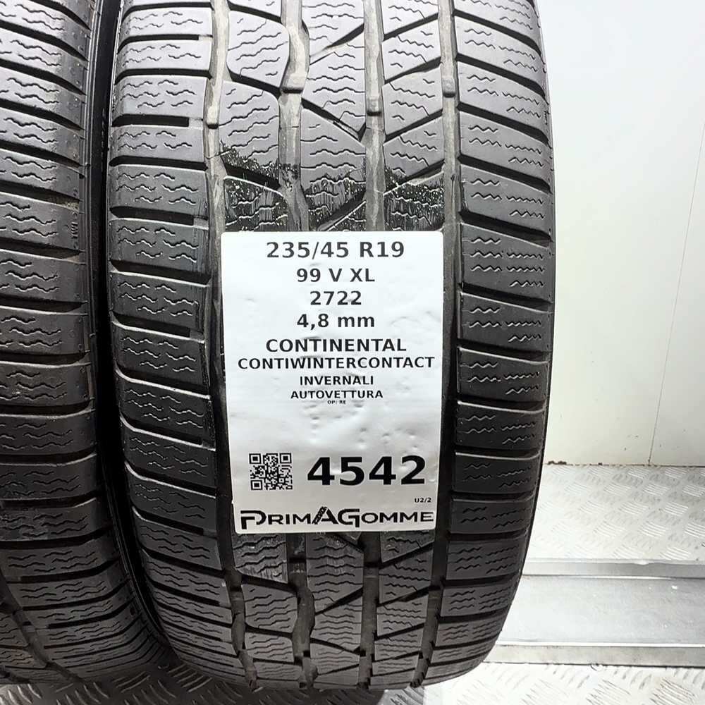 Gomme Usate 235 45 R19 99V XL Continental Contiwintercontact Invernali | Gomme Usate | PrimaGomme.it CONTINENTAL Contiwintercontact 235/45 R19 99V, dettaglio fotografico 3
