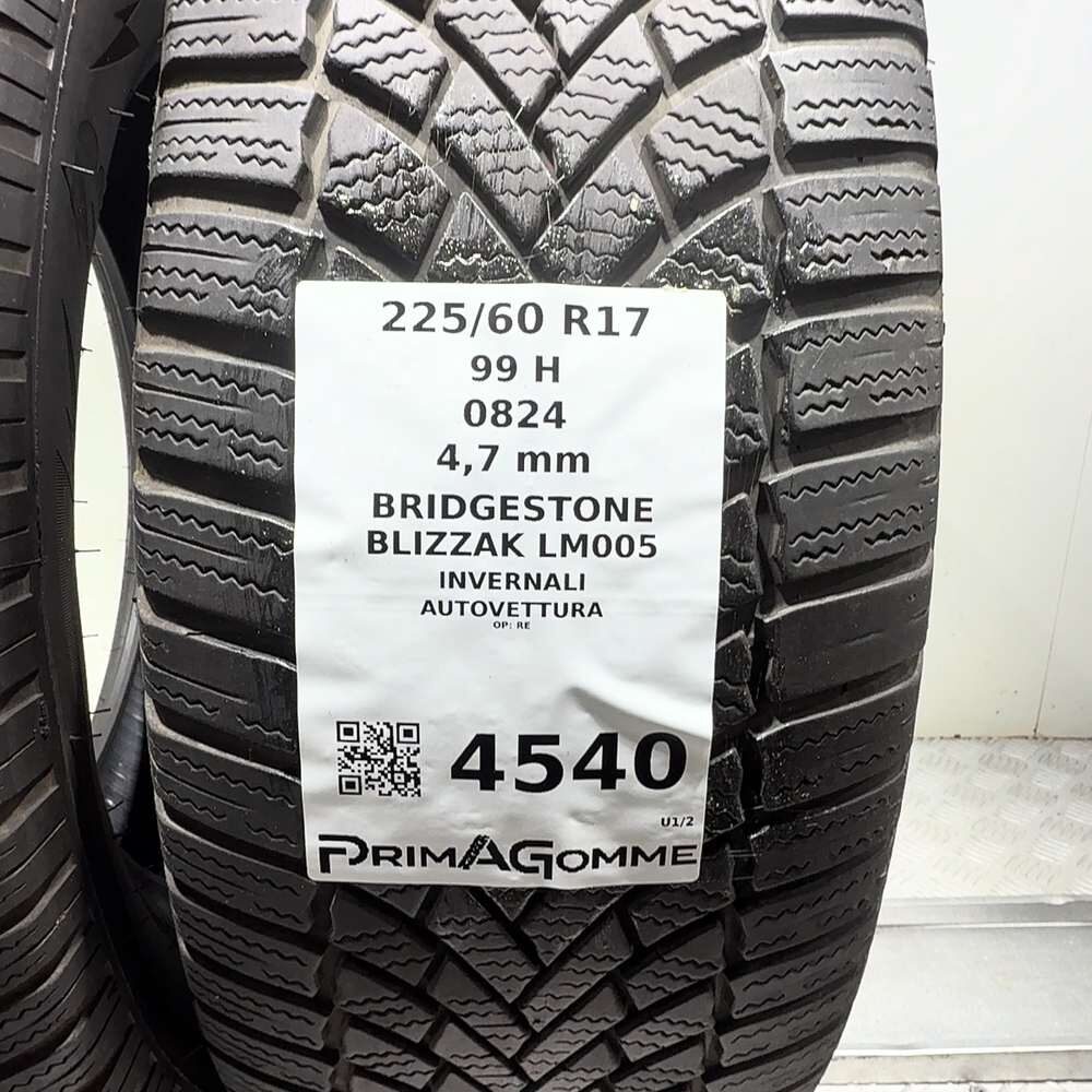 Gomme Usate 225 60 R17 99H Bridgestone Blizzak LM005 Invernali | Gomme Usate | PrimaGomme.it BRIDGESTONE Blizzak LM005 225/60 R17 99H, dettaglio fotografico 3
