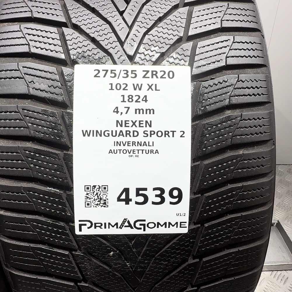 Gomme Usate 275 35 ZR20 102W XL Nexen Winguard Sport 2 Invernali | Gomme Usate | PrimaGomme.it Nexen Winguard Sport 2 275/35 ZR20 102W: fino a 270 km/h, dettaglio fotografico 3