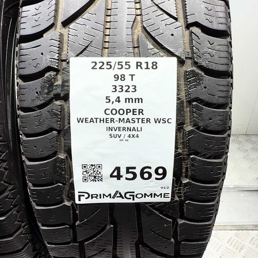 Gomme Usate 225 55 R18 98T Cooper Weather-Master Wsc 77% Invernali | Gomme Usate | PrimaGomme.it COOPER Weather-Master WSC 225/55 R18 98T, dettaglio fotografico 3