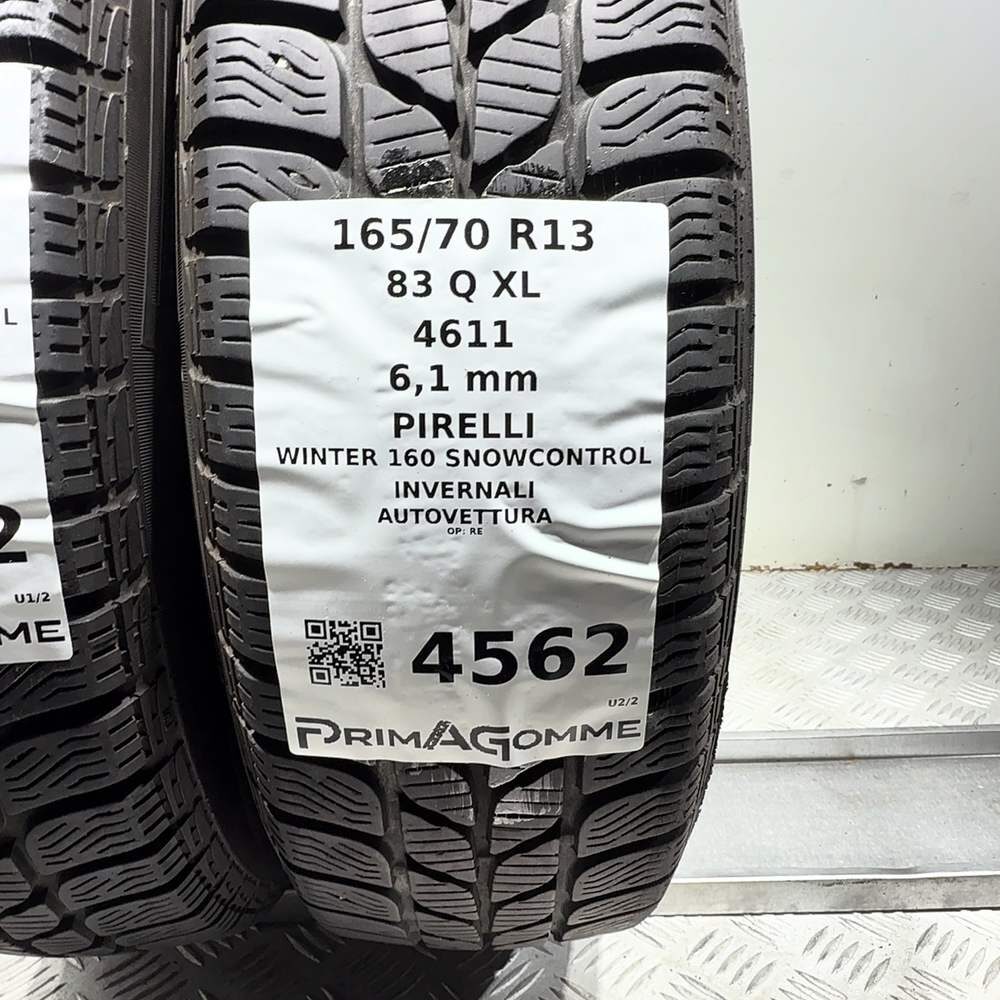 Gomme Usate 165 70 R13 83Q XL Pirelli Winter 160 Snowcontrol 87% Invernali | Gomme Usate | PrimaGomme.it PIRELLI Winter 160 Snowcontrol 165/70 R13 83Q, dettaglio fotografico 3