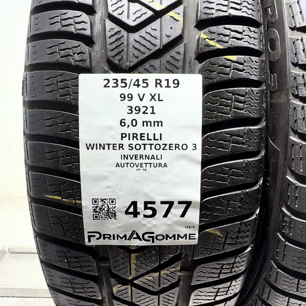 Gomme Usate 235 45 R19 99V XL Pirelli Winter Sottozero 3 86% Invernali | Gomme Usate | PrimaGomme.it PIRELLI Winter Sottozero 3 235/45 R19 99V, dettaglio fotografico 3
