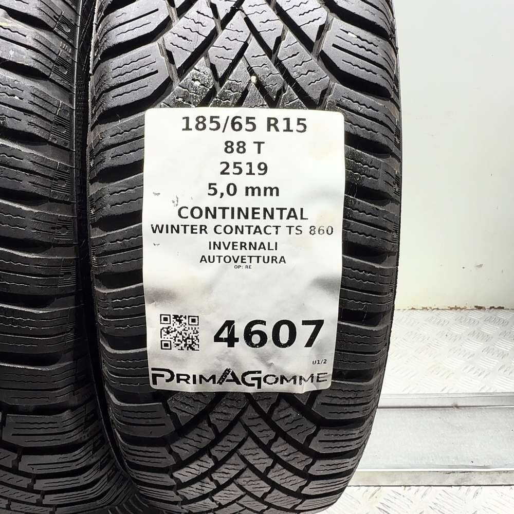 Gomme Usate 185 65 R15 88T Continental Winter Contact TS 860 71% Invernali | Gomme Usate | PrimaGomme.it CONTINENTAL Winter Contact TS 860 185/65 R15 88T, dettaglio fotografico 3