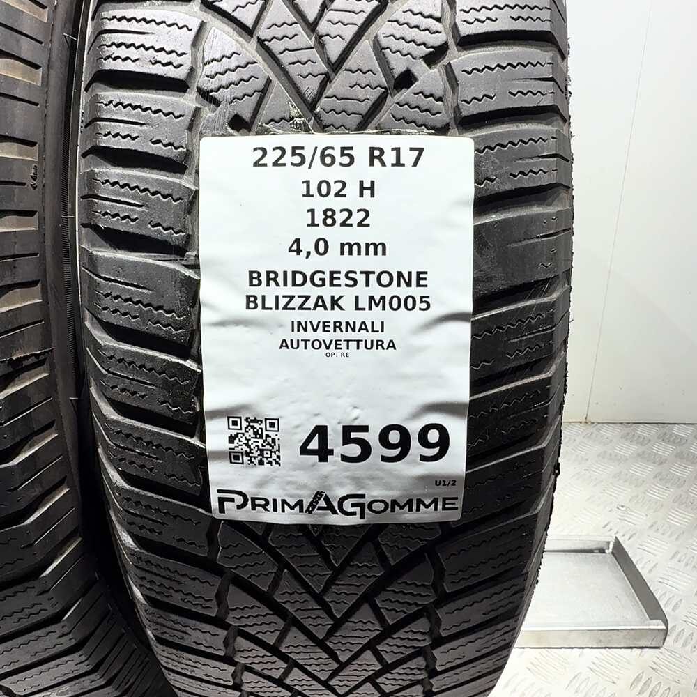 Gomme Usate 225 65 R17 102H Bridgestone Blizzak LM005 Invernali | Gomme Usate | PrimaGomme.it BRIDGESTONE Blizzak LM005 225/65 R17 102H, dettaglio fotografico 3