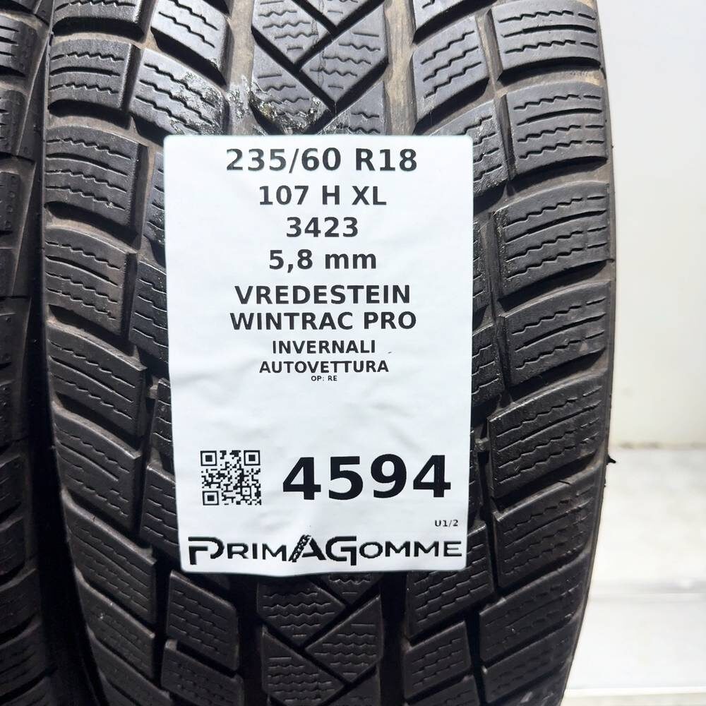 Gomme Usate 235 60 R18 107H XL Vredestein Wintrac Pro 83% Invernali | Gomme Usate | PrimaGomme.it Vredestein Wintrac Pro 235/60 R18 107H, dettaglio fotografico 3