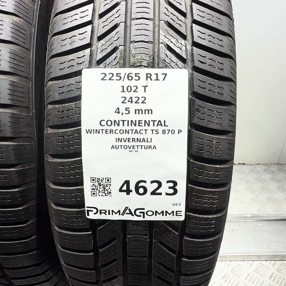 Gomme Usate 225 65 R17 102T Continental Wintercontact TS 870 P Invernali | Gomme Usate | PrimaGomme.it CONTINENTAL Wintercontact TS 870 P 225/65 R17 102T, dettaglio fotografico 3