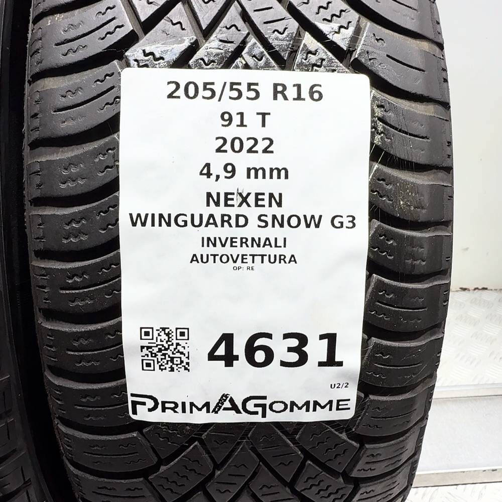 Gomme Usate 205 55 R16 91T Nexen Winguard Snow G3 Invernali | Gomme Usate | PrimaGomme.it Nexen Winguard Snow G3 205/55 R16 91T, dettaglio fotografico 3