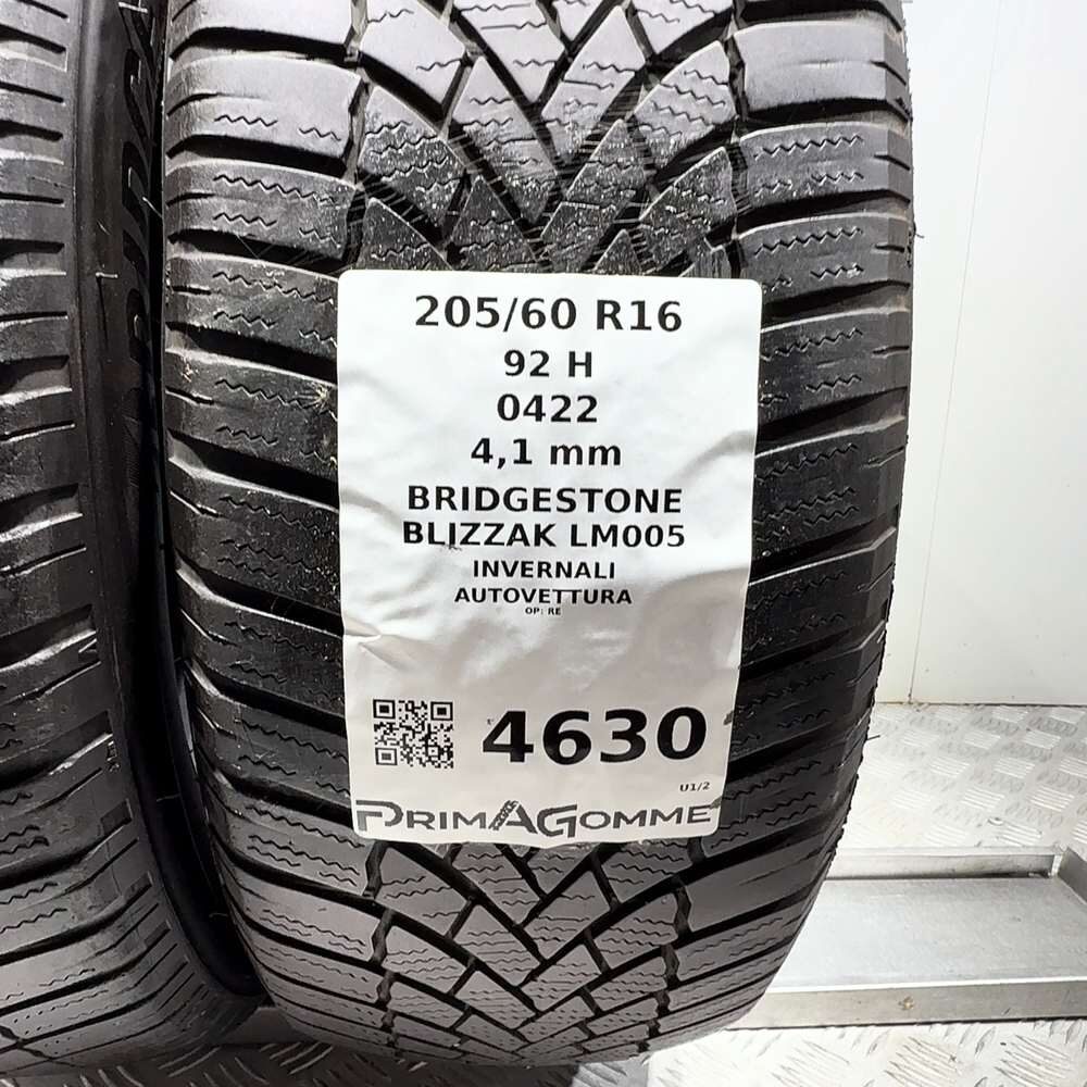 Gomme Usate 205 60 R16 92H Bridgestone Blizzak LM005 Invernali | Gomme Usate | PrimaGomme.it BRIDGESTONE Blizzak LM005 205/60 R16 92H, dettaglio fotografico 3