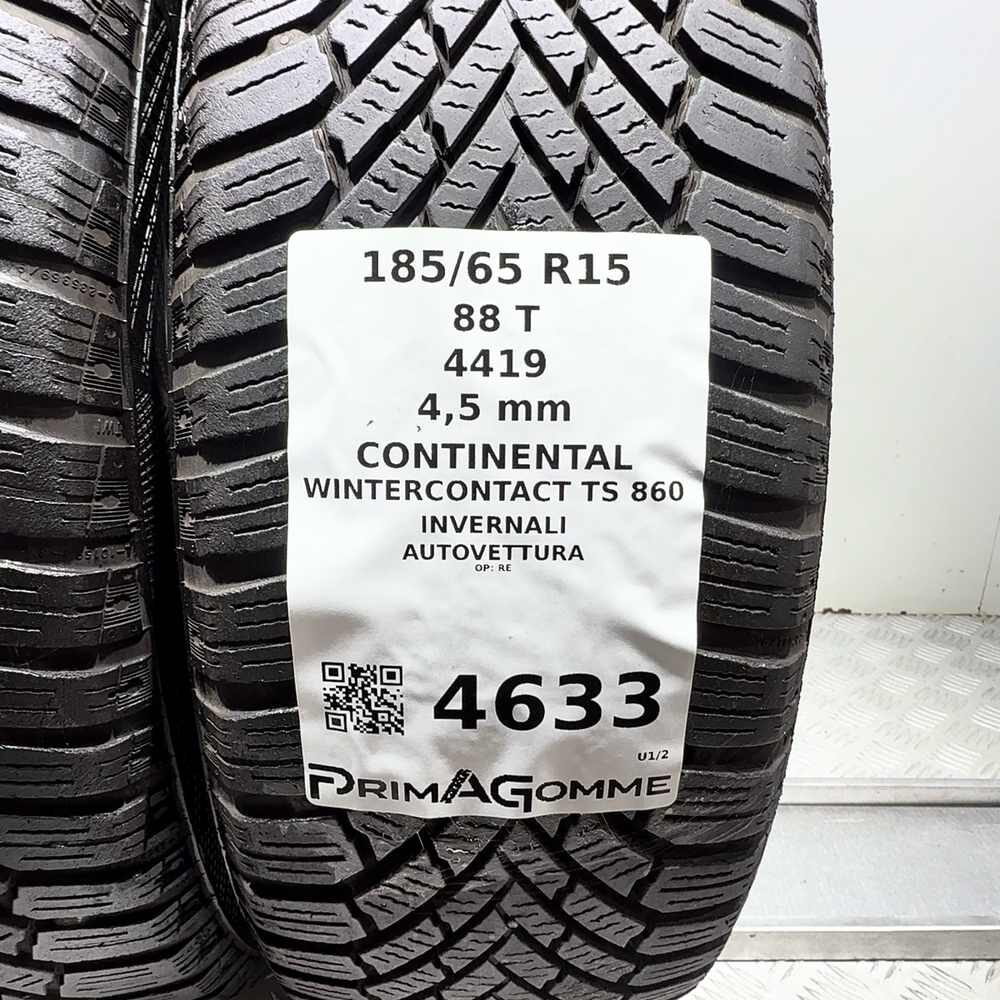 Gomme Usate 185 65 R15 88T Continental Wintercontact TS 860 Invernali | Gomme Usate | PrimaGomme.it CONTINENTAL Wintercontact TS 860 185/65 R15 88T, dettaglio fotografico 3