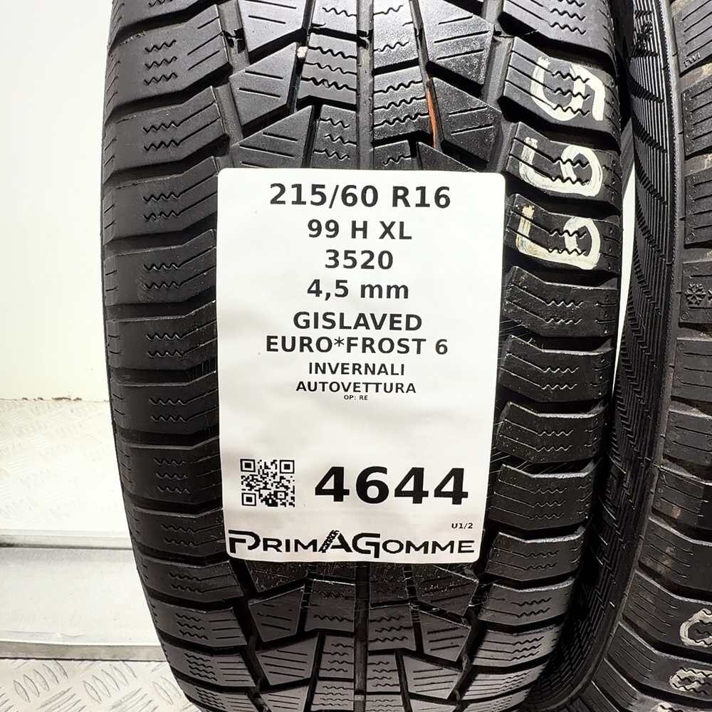 Gomme Usate 215 60 R16 99H XL Gislaved Euro*Frost 6 Invernali | Gomme Usate | PrimaGomme.it Gislaved Euro*Frost 6 215/60 R16 99H, dettaglio fotografico 3