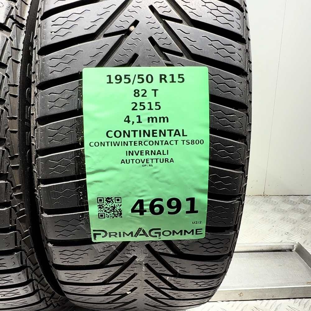 Gomme Usate 195 50 R15 82T Continental Contiwintercontact TS800 Invernali | Gomme Usate | PrimaGomme.it CONTINENTAL ContiWinterContact TS800 195/50 R15 82T, dettaglio fotografico 3