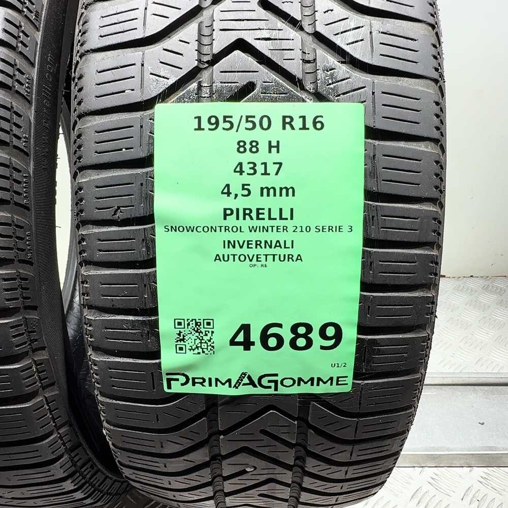 Gomme Usate 195 50 R16 88H Pirelli Snowcontrol Winter 210 Serie 3 Invernali | Gomme Usate | PrimaGomme.it PIRELLI Snowcontrol Winter 210 Serie 3 195/50 R16 88H, dettaglio fotografico 3