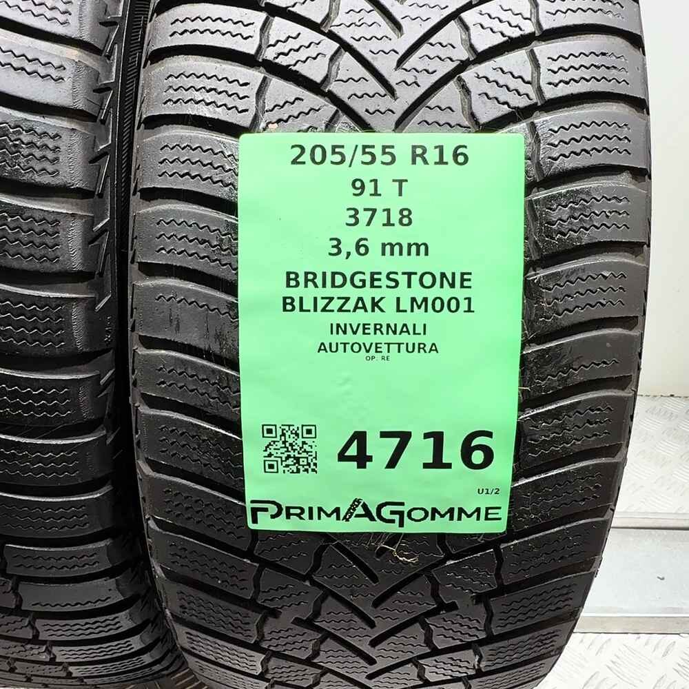 Gomme Usate 205 55 R16 91T Bridgestone Blizzak LM001 Invernali | Gomme Usate | PrimaGomme.it BRIDGESTONE Blizzak LM001 205/55 R16 91T, dettaglio fotografico 3