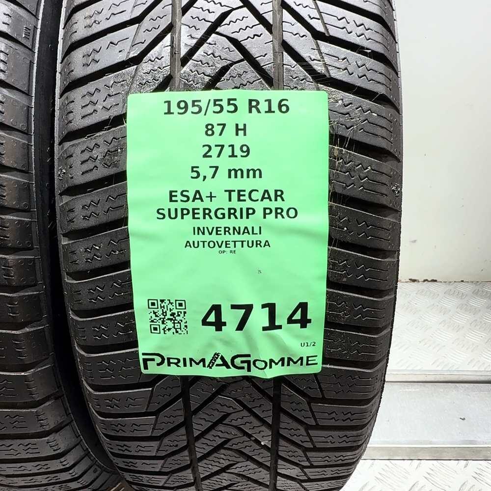 Gomme Usate 195 55 R16 87H Esa+ Tecar Supergrip Pro 81% Invernali | Gomme Usate | PrimaGomme.it ESA+ TECAR Supergrip Pro 195/55 R16 87H, dettaglio fotografico 3