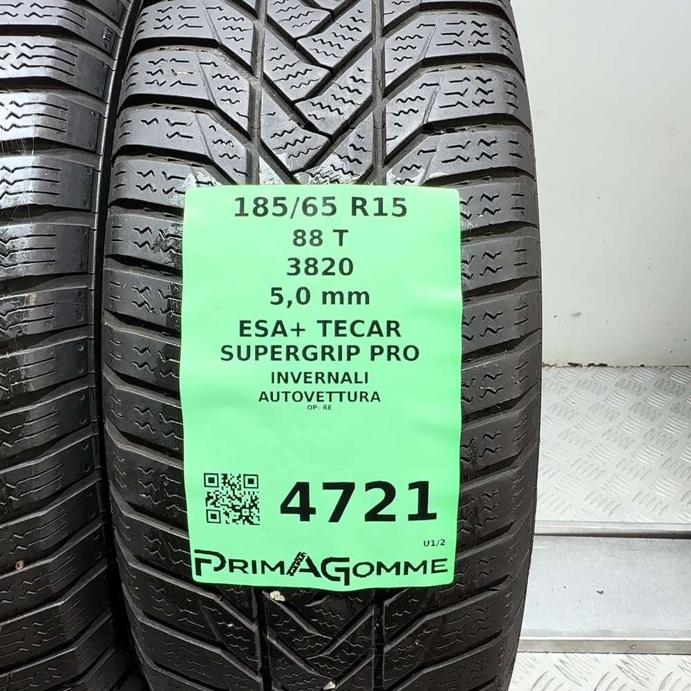 Gomme Usate 185 65 R15 88T Esa+ Tecar Supergrip Pro 71% Invernali | Gomme Usate | PrimaGomme.it ESA+ TECAR Supergrip Pro 185/65 R15 88T, dettaglio fotografico 3