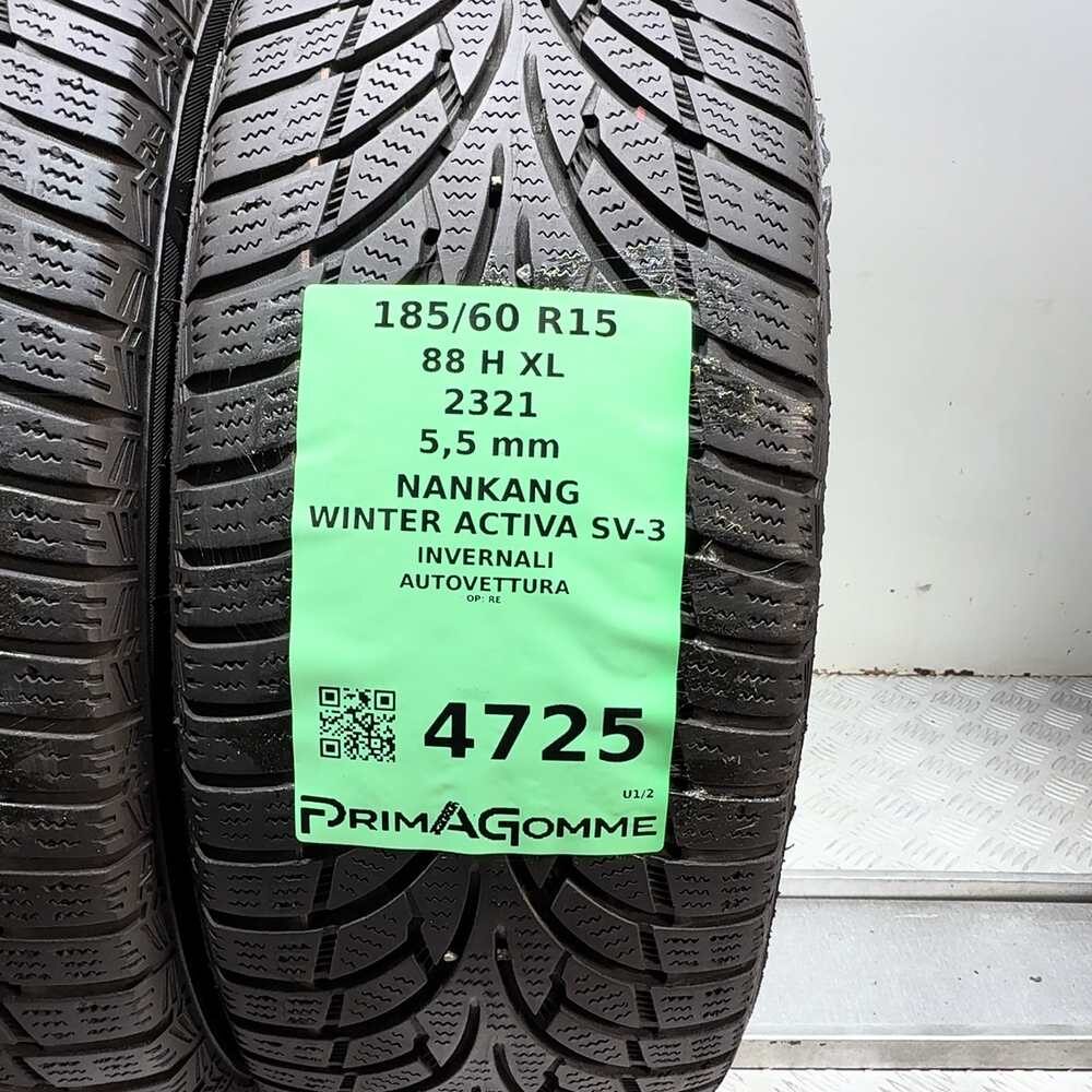 Gomme Usate 185 60 R15 88H XL Nankang Winter Activa SV-3 79% Invernali | Gomme Usate | PrimaGomme.it NANKANG Winter Activa SV-3 185/60 R15 88H, dettaglio fotografico 3
