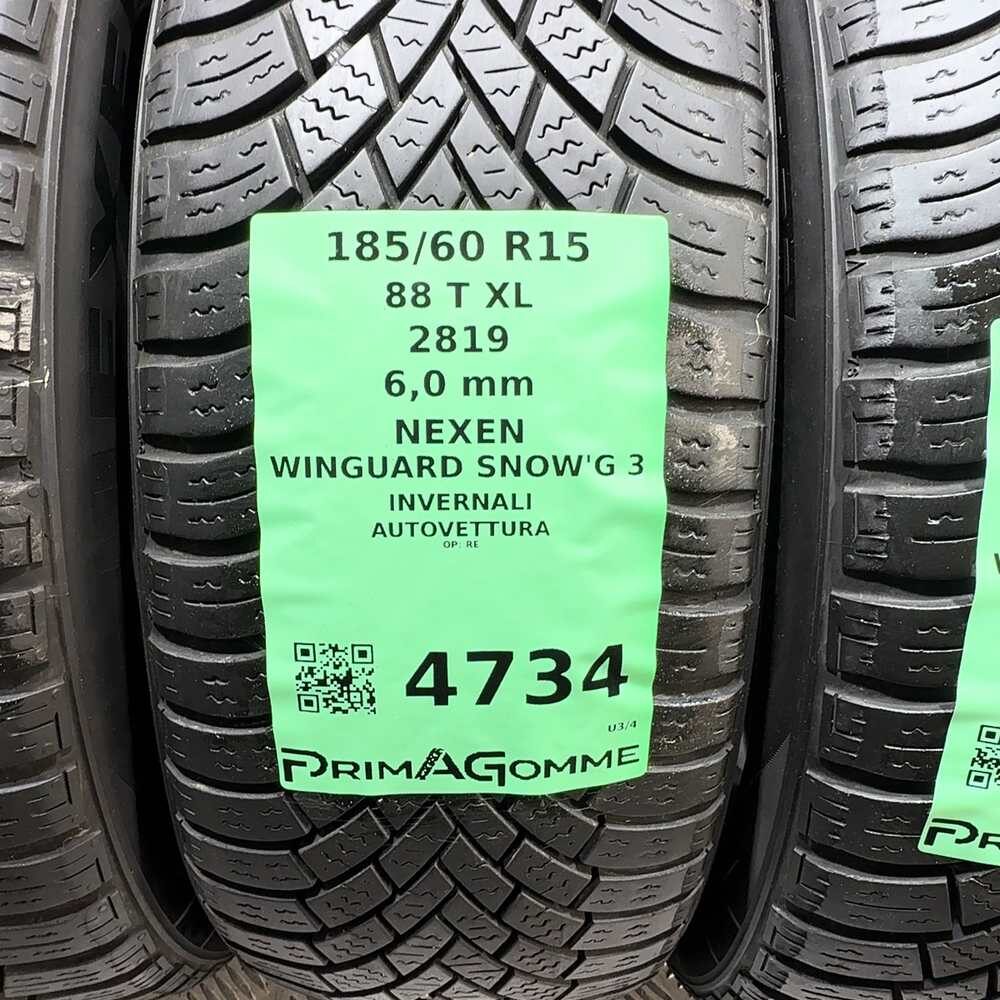 Gomme Usate 185 60 R15 88T XL Nexen Winguard Snow'G 3 86% Invernali | Gomme Usate | PrimaGomme.it Nexen Winguard Snow'G 3 185/60 R15 88T, dettaglio fotografico 3