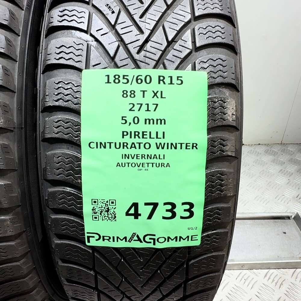 Gomme Usate 185 60 R15 88T XL Pirelli Cinturato Winter 71% Invernali | Gomme Usate | PrimaGomme.it PIRELLI Cinturato Winter 185/60 R15 88T, dettaglio fotografico 3