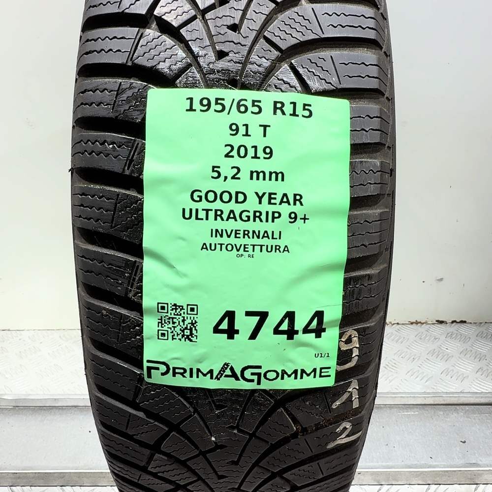 Gomma Usata 195 65 R15 91T Good Year Ultragrip 9+ 74% Invernale | Gomme Usate | PrimaGomme.it GOOD YEAR Ultragrip 9+ 195/65 R15 91T, dettaglio fotografico 3