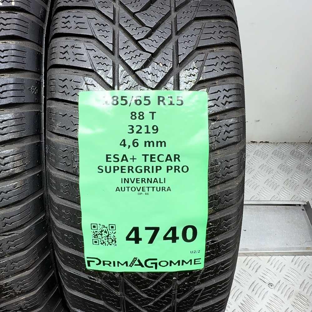 Gomme Usate 185 65 R15 88T Esa+ Tecar Supergrip Pro Invernali | Gomme Usate | PrimaGomme.it ESA+ TECAR Supergrip Pro 185/65 R15 88T, dettaglio fotografico 3