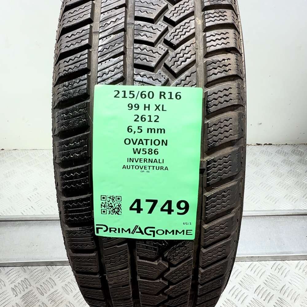 Gomma Usata 215 60 R16 99H XL Ovation W586 93% Invernale | Gomme Usate | PrimaGomme.it OVATION W586 215/60 R16 99H, dettaglio fotografico 3