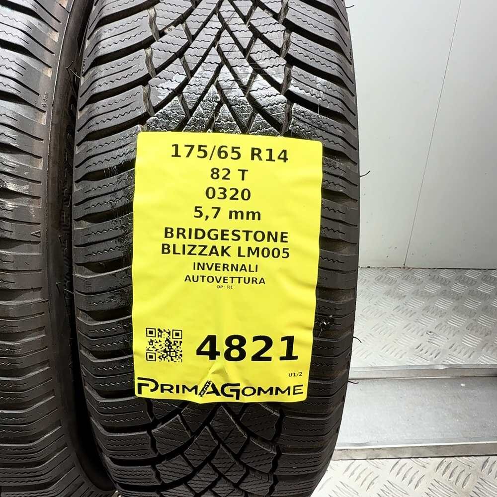 Gomme Usate 175 65 R14 82T Bridgestone Blizzak LM005 81% Invernali | Gomme Usate | PrimaGomme.it BRIDGESTONE Blizzak LM005 175/65 R14 82T, dettaglio fotografico 3