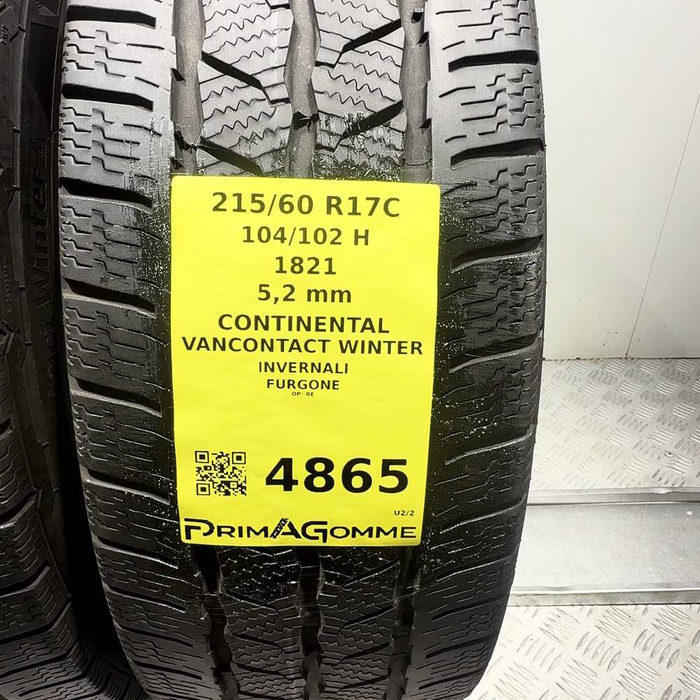 Gomme usate CONTINENTAL VanContact Winter 215/60 R17C 104/102H – foto 03 | Prima Gomme CONTINENTAL VanContact Winter 215/60 R17C 104/102H, dettaglio fotografico 3