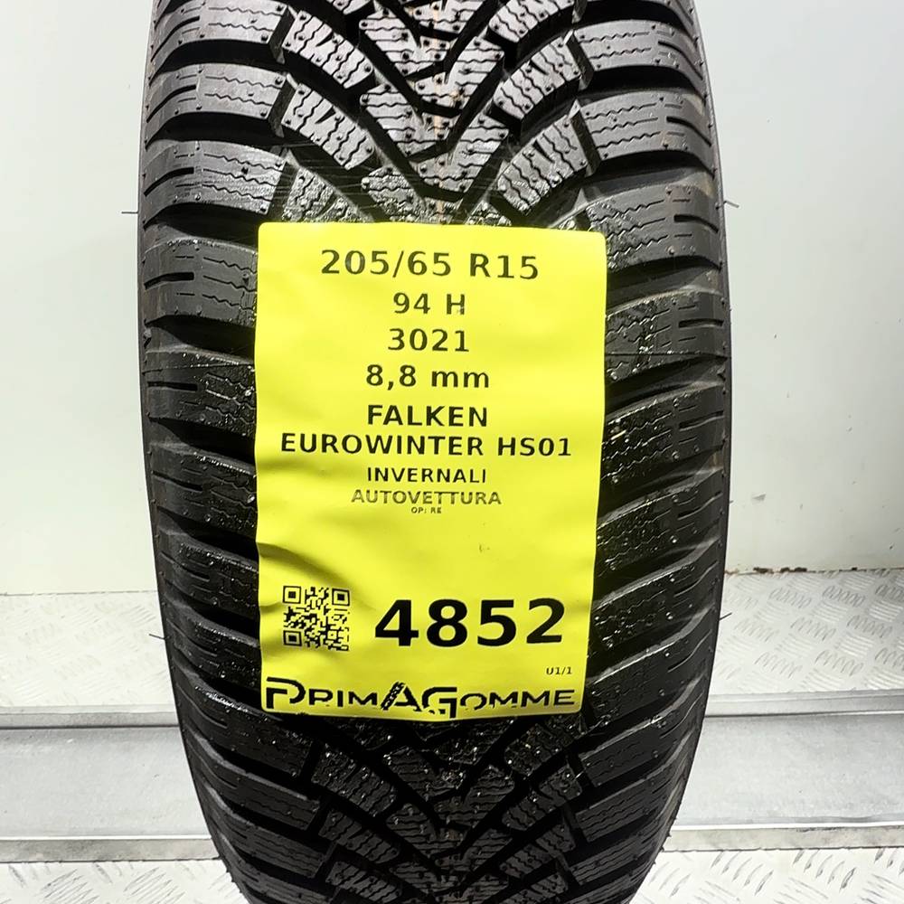 Gomma usata FALKEN Eurowinter HS01 205/65 R15 94H – foto 03 | Prima Gomme FALKEN Eurowinter HS01 205/65 R15 94H, dettaglio fotografico 3