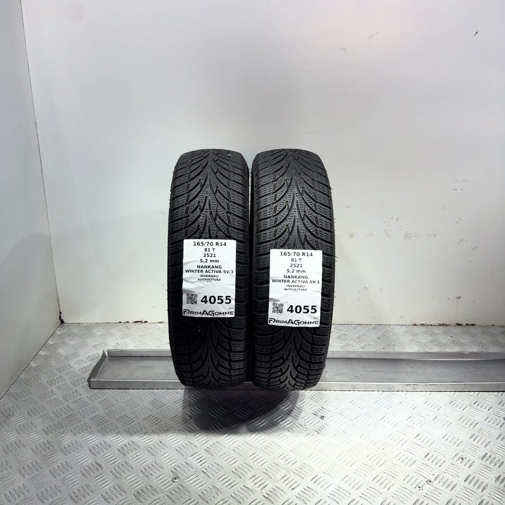 Gomme Usate 165 70 R14 81T Nankang Winter Activa SV-3 74% Invernali | Gomme Usate | PrimaGomme.it NANKANG Winter Activa SV-3 165/70 R14 81T, dettaglio fotografico 4